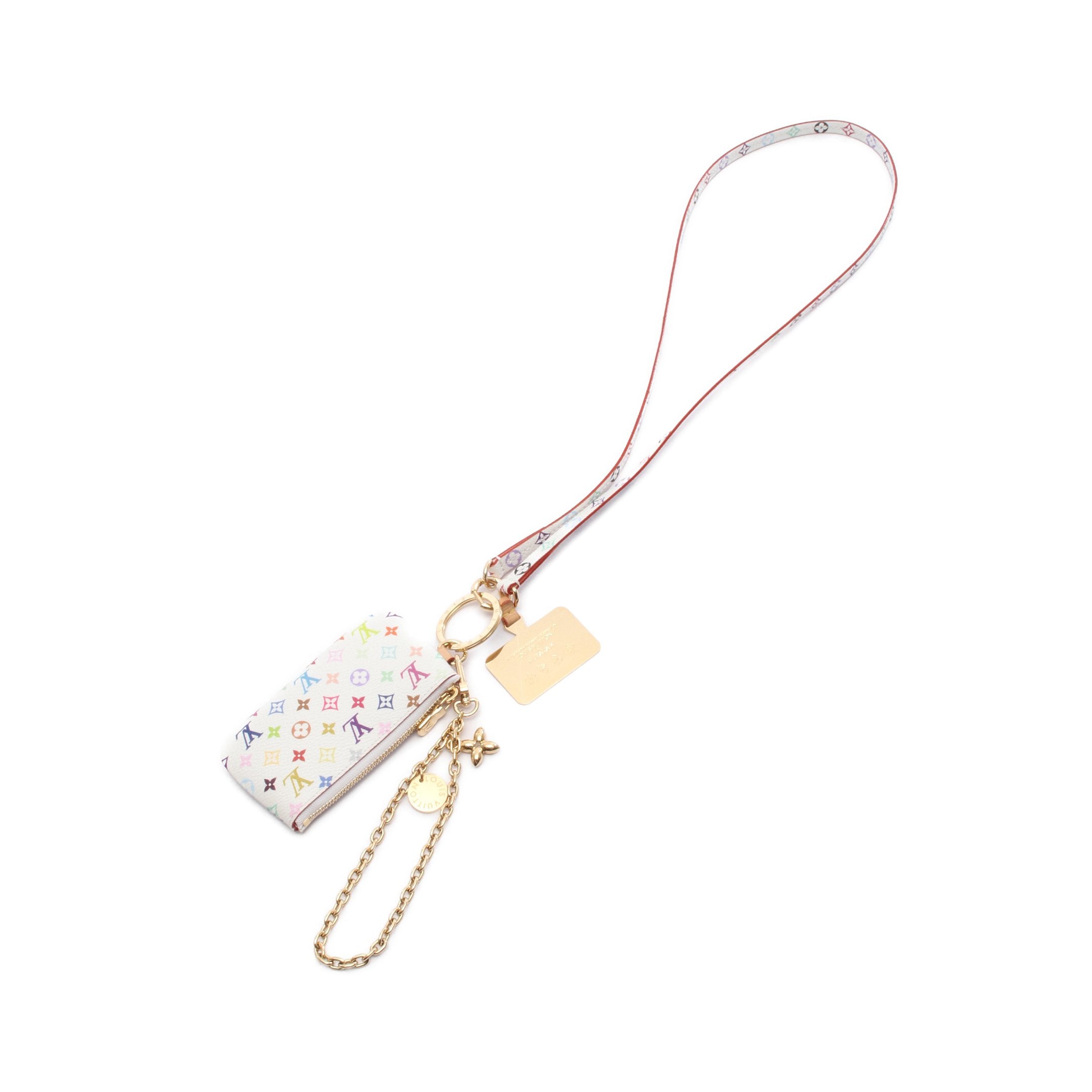 LV × TM フォンホルダー モノグラムマルチカラー ネックストラップ