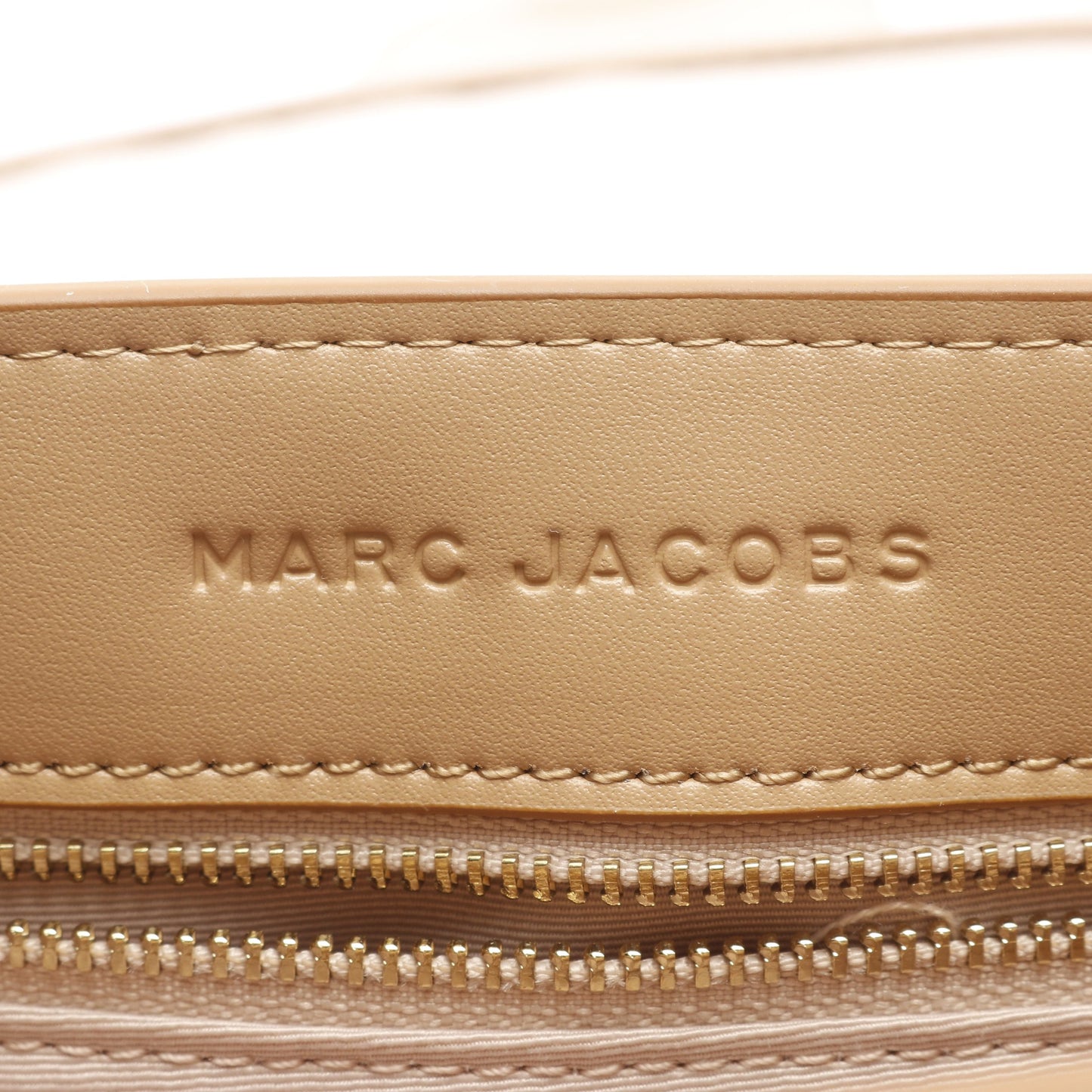 THE J MARC SADDLE BAG ショルダーバッグ レザー ベージュ マークジェイコブス バッグ MARC JACOBS
