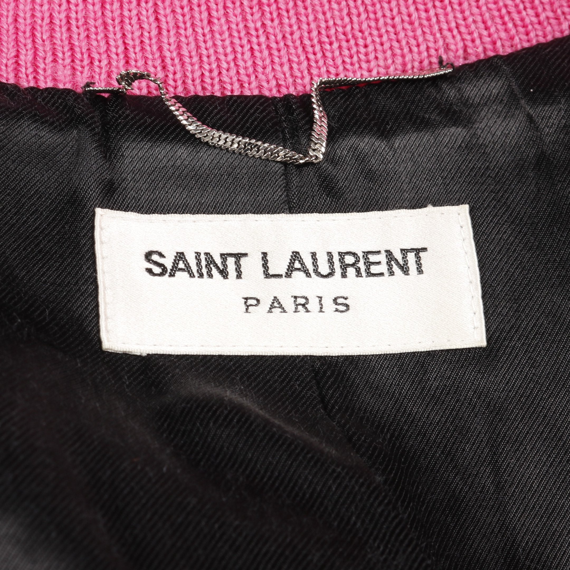 TEDDY テディ ジャケット スタジャン ウール ナイロン ピンク ホワイト