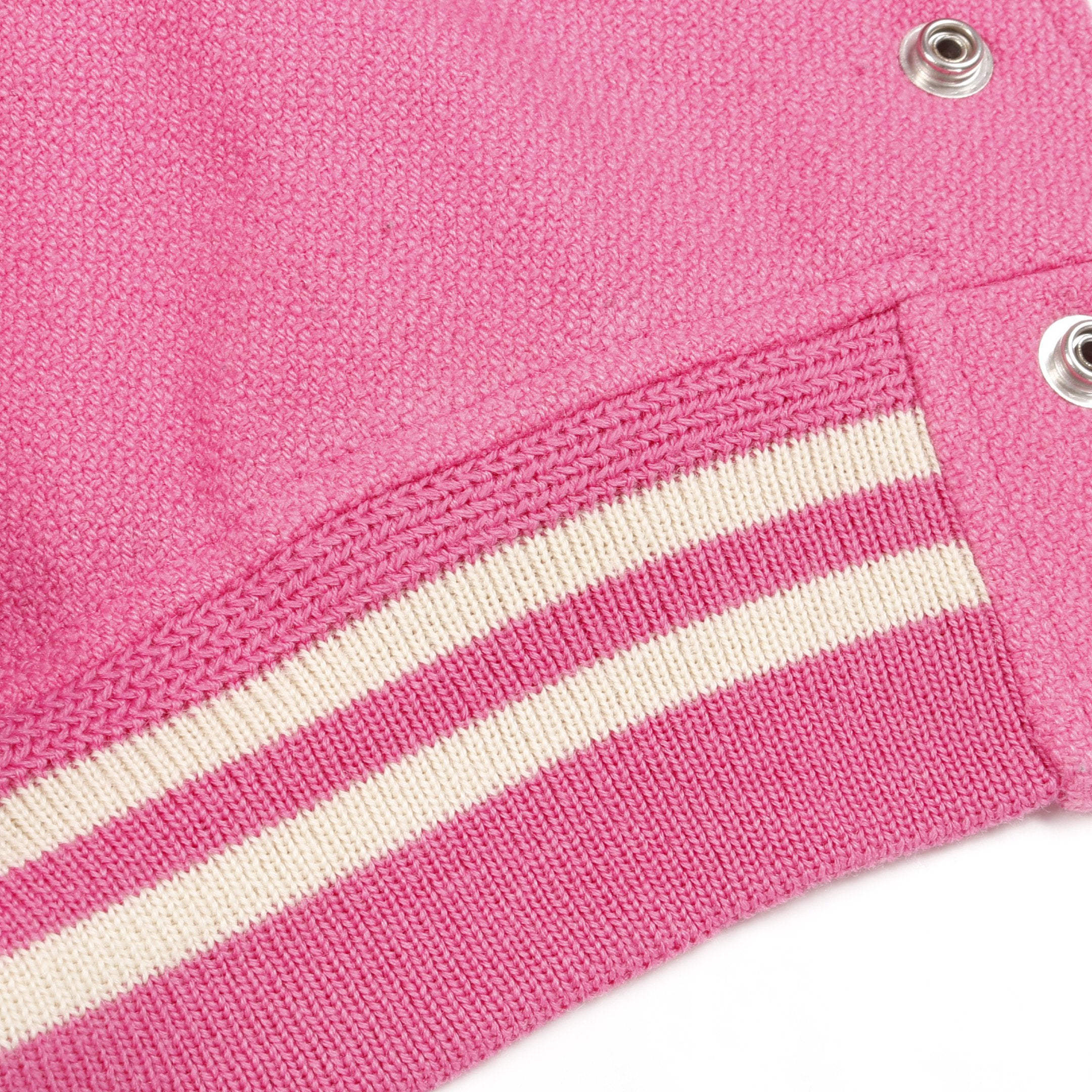 美品 サンローラン 近年 teddy ボンバージャケット ピンク スタジャン TEDDY テディ ジャケット スタジャン ウール ナイロン ピンク ホワイト