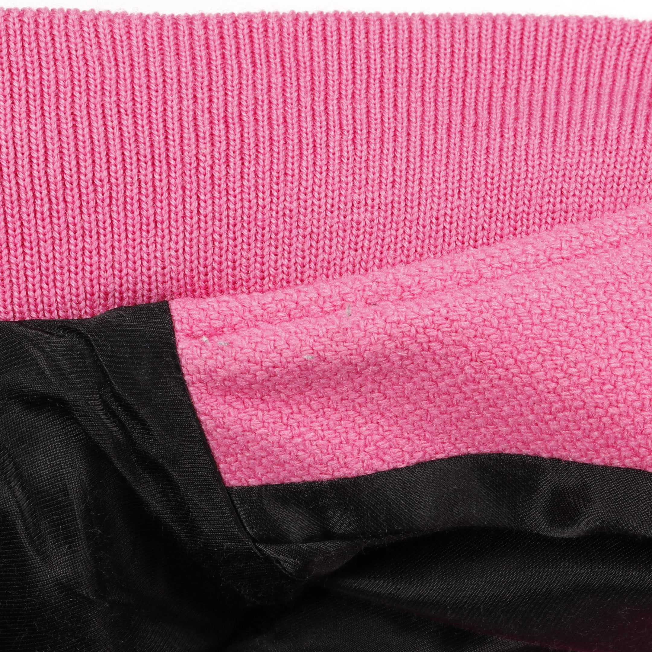 TEDDY テディ ジャケット スタジャン ウール ナイロン ピンク ホワイト