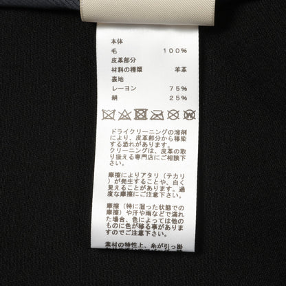 ジャケット ウール ブラック エルメス アウター HERMES
