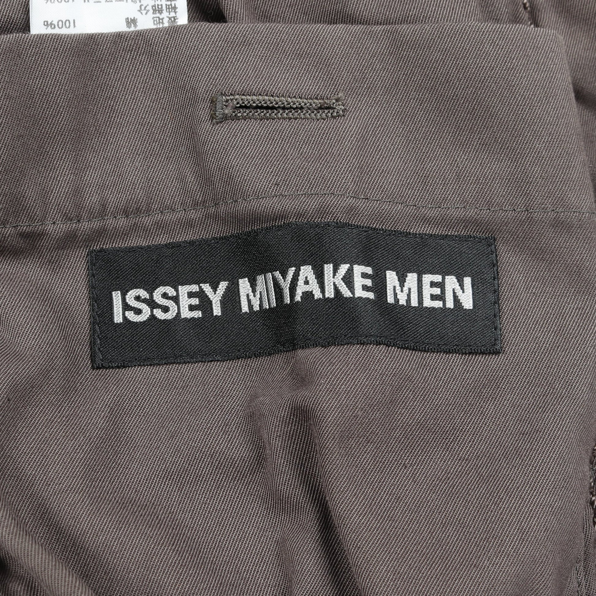 ジャケット コットン ブラウン イッセイミヤケ アウター ISSEY MIYAKE
