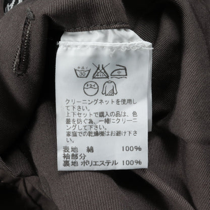 ジャケット コットン ブラウン イッセイミヤケ アウター ISSEY MIYAKE