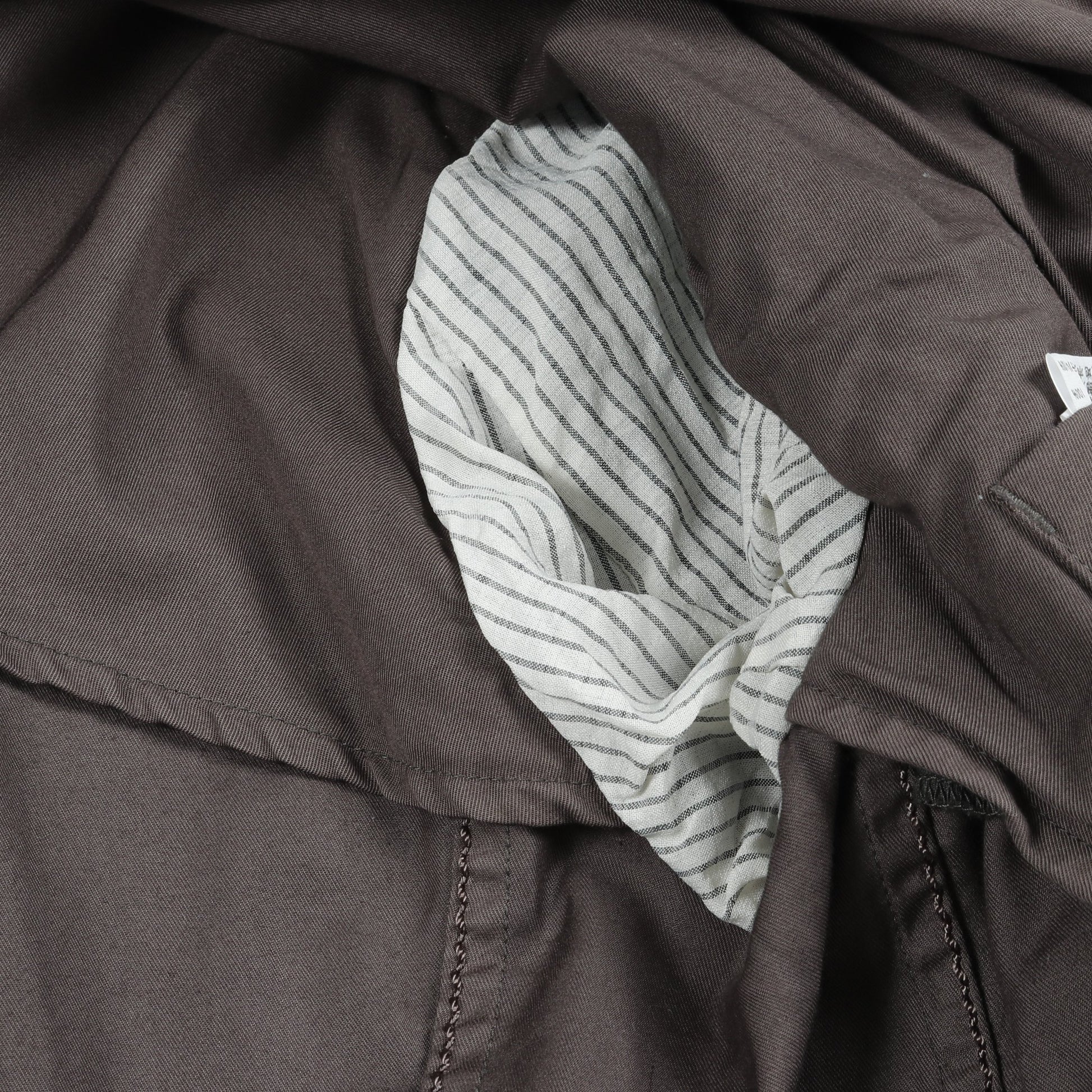 ジャケット コットン ブラウン イッセイミヤケ アウター ISSEY MIYAKE