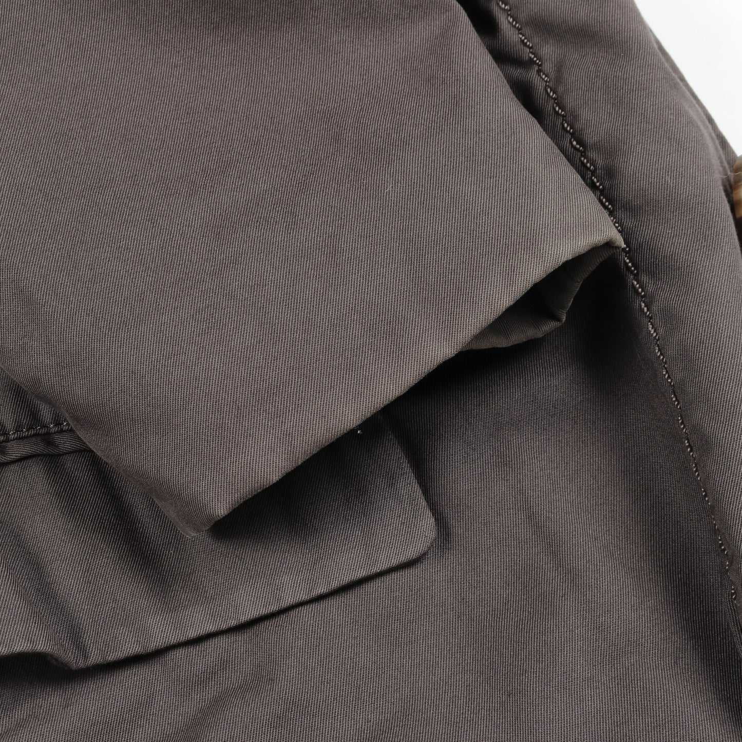 ジャケット コットン ブラウン イッセイミヤケ アウター ISSEY MIYAKE