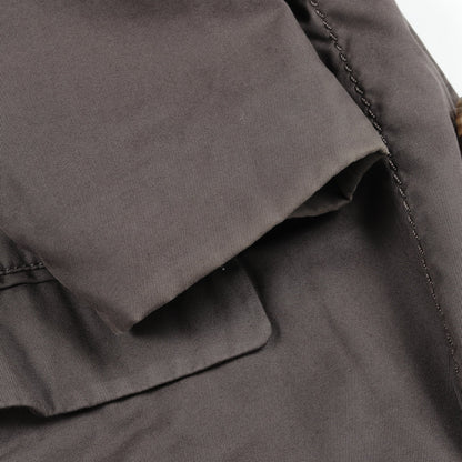 ジャケット コットン ブラウン イッセイミヤケ アウター ISSEY MIYAKE