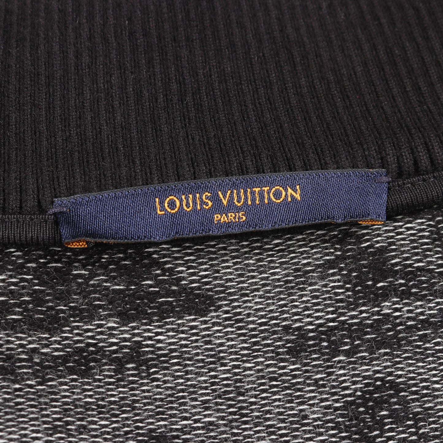 LVカートゥーンジャガードジップスルーブルゾン ジャケット コットン ブラック ルイヴィトン アウター LOUIS VUITTON