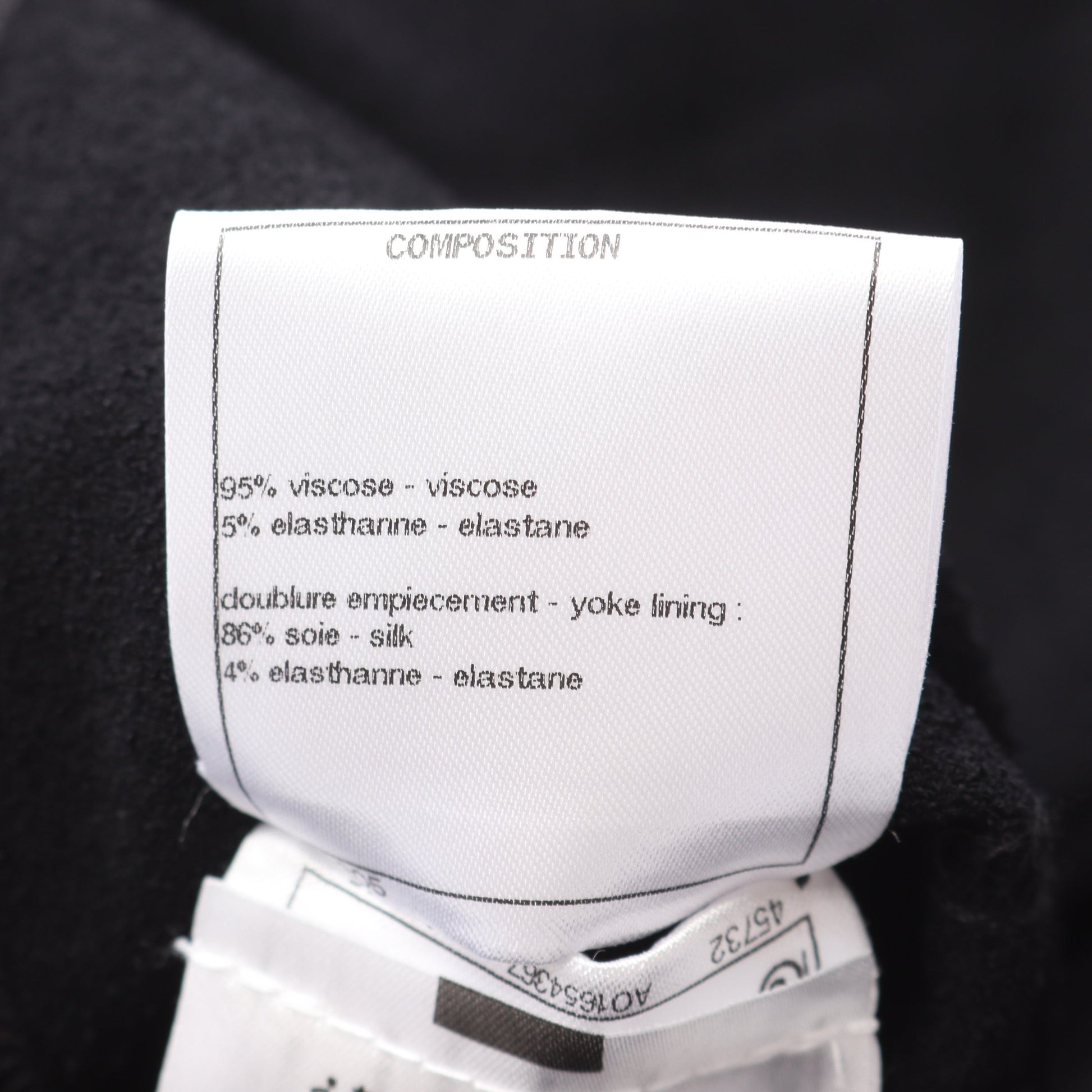 ココマークボタン ノーカラージャケット ビスコース ブラック シャネル アウター CHANEL