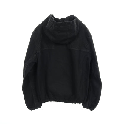 モノグラム ジップアップパーカー デニムジャケット コットン ブラック ルイヴィトン アウター LOUIS VUITTON