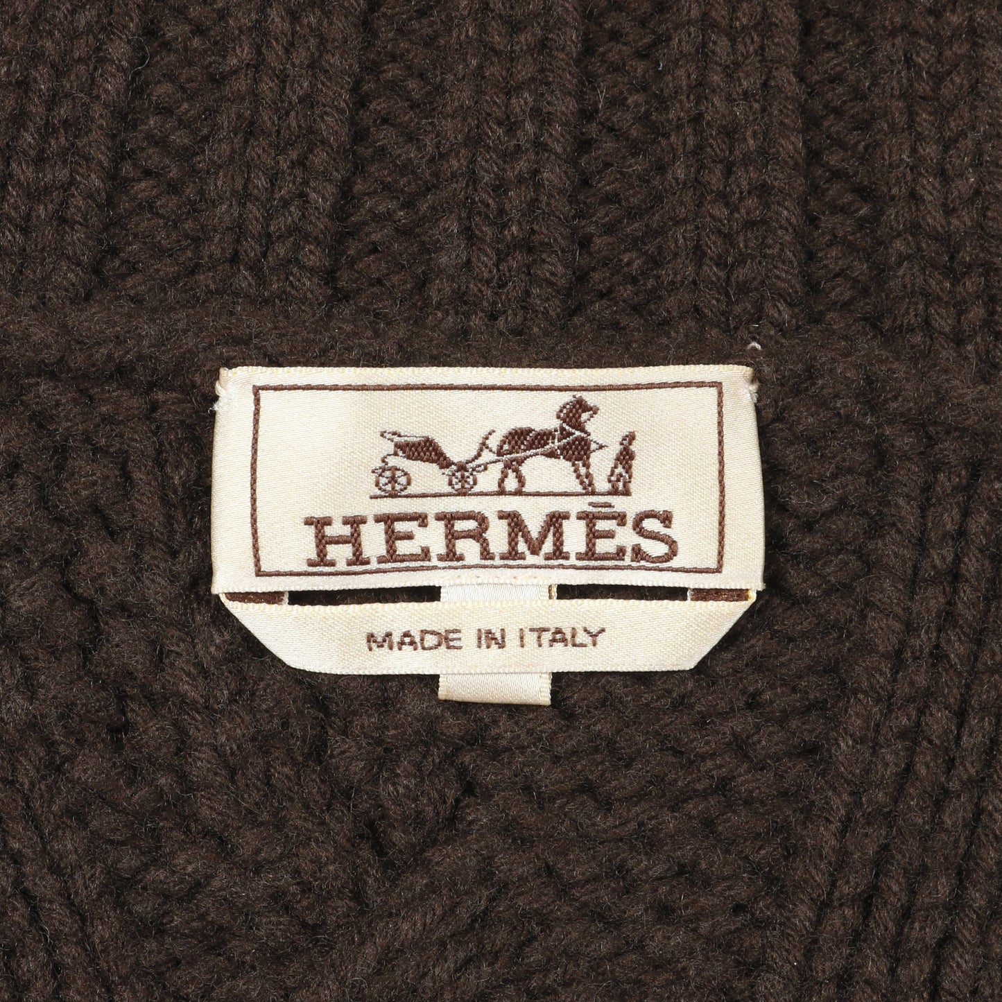 Yoke Torsad ヨークトルサド ニット タートルネック ウール カシミヤ ブラウン ブラック ホワイト エルメス トップス HERMES