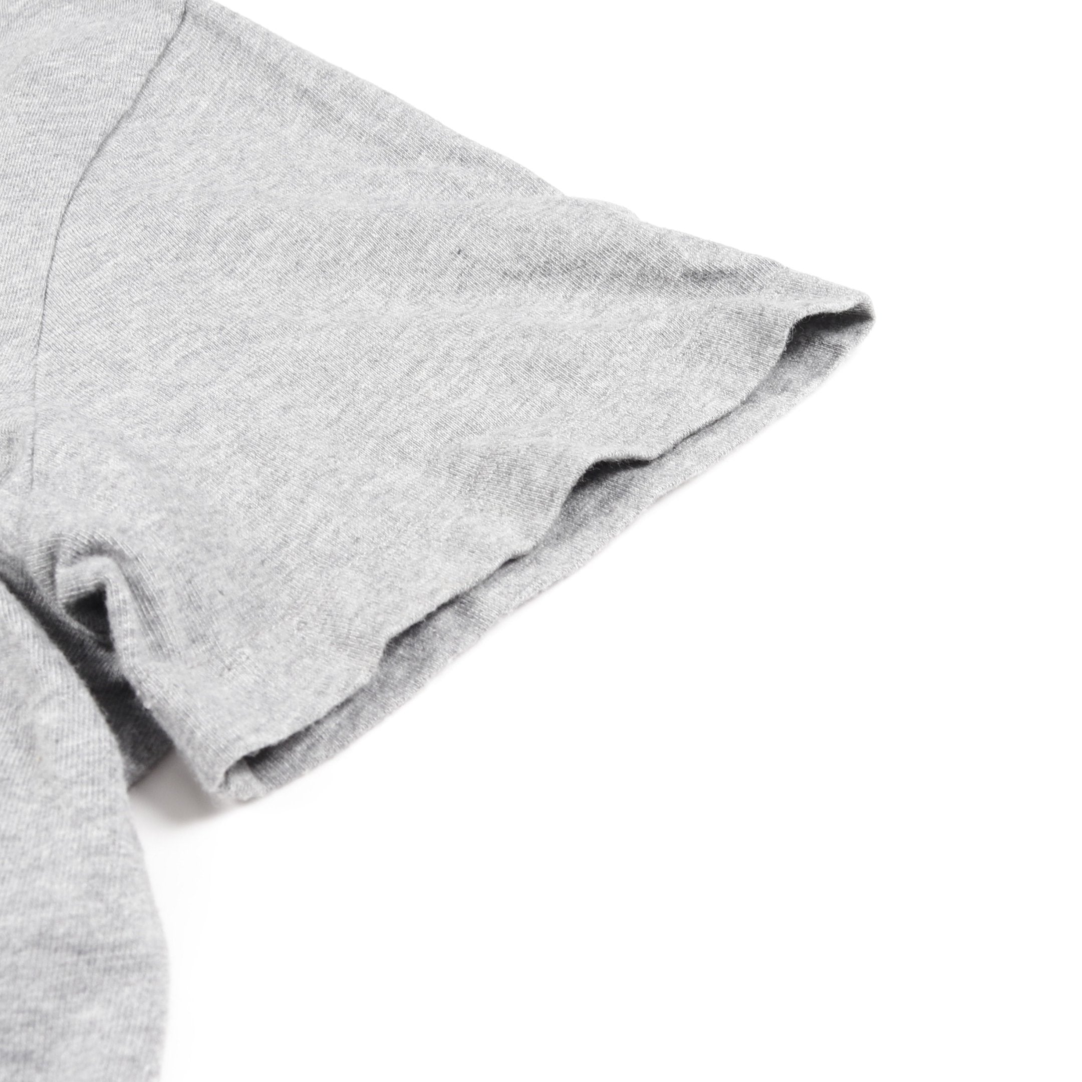 ロゴ Tシャツ クルーネック 半袖 コットン グレー レッド ネイビー