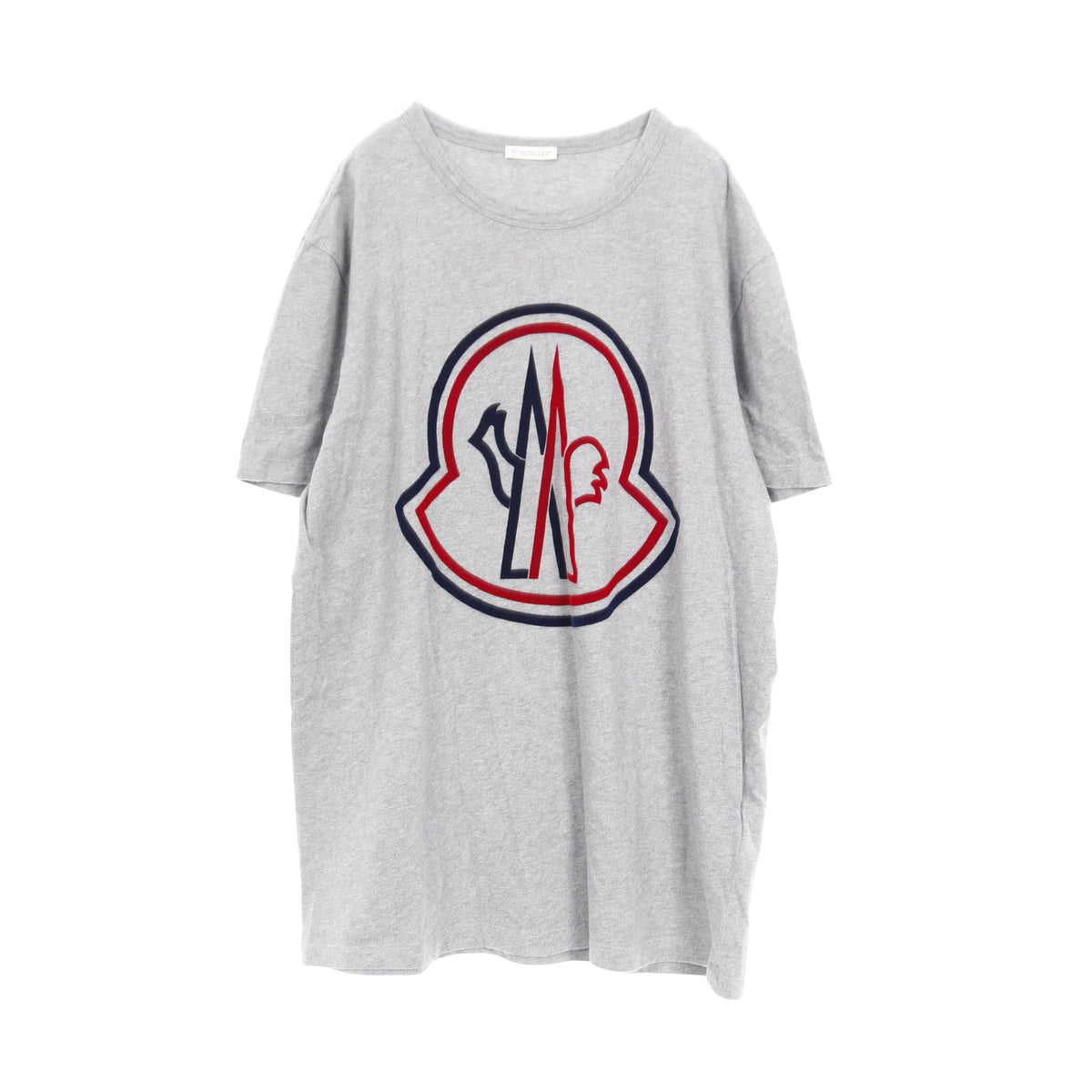 ロゴ Tシャツ クルーネック 半袖 コットン グレー レッド ネイビー 