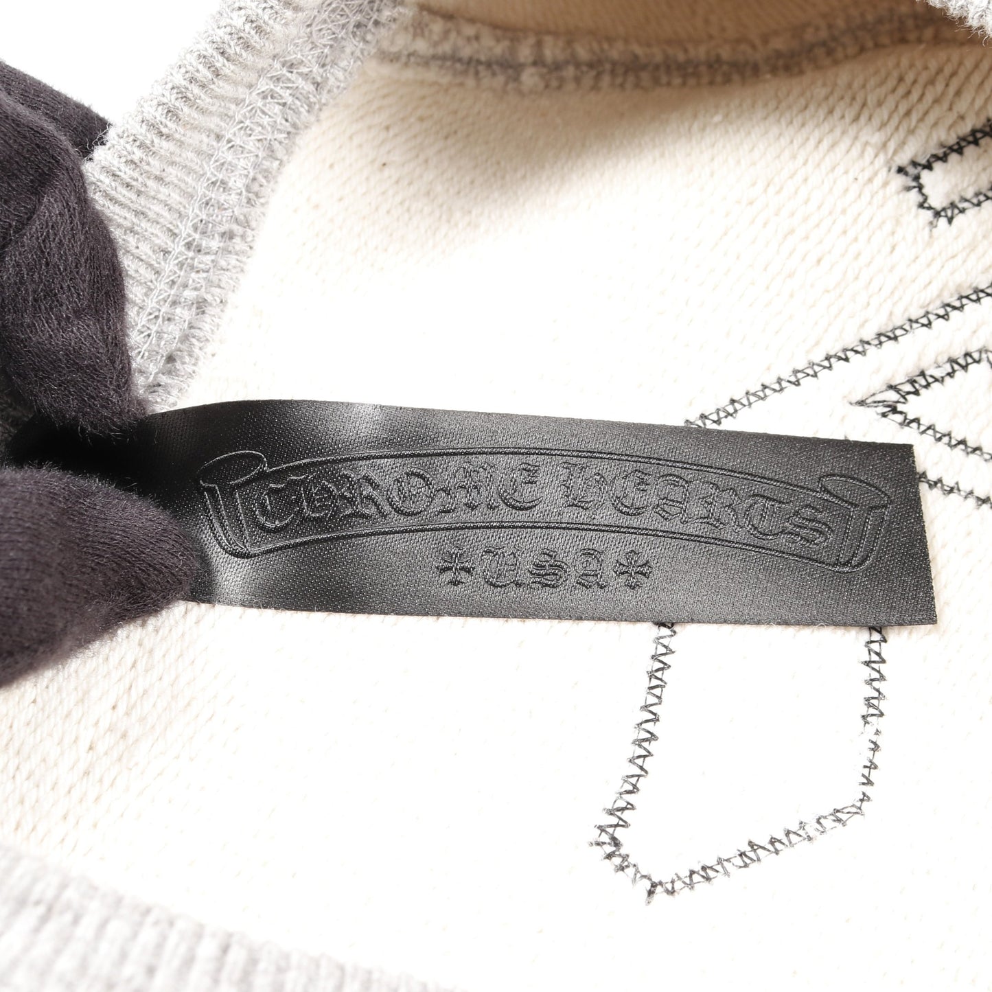 セメタリークロス スウェットシャツ クルーネック コットン グレー クロムハーツ トップス Chrome Hearts