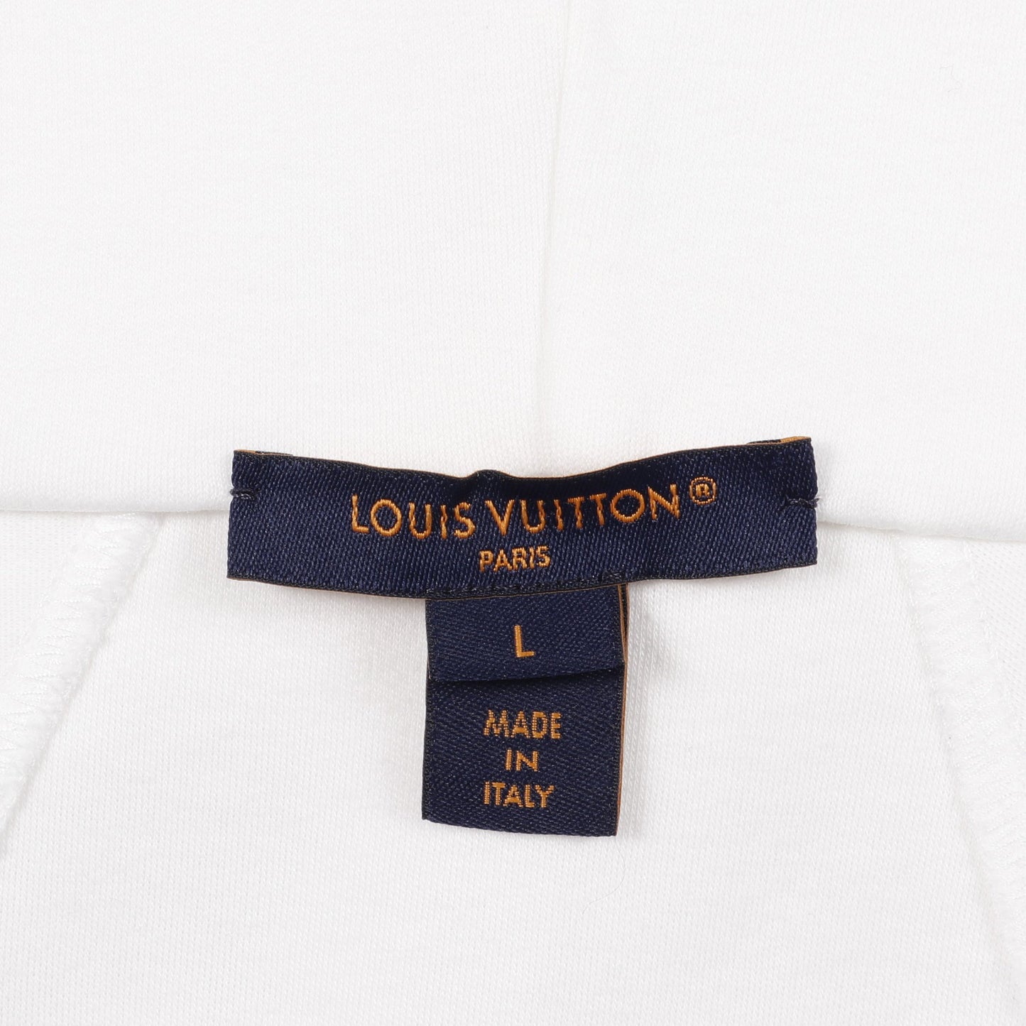 シグネチャースリーブ ジップアップフーディ ジップアップパーカー コットン ホワイト ブラック ルイヴィトン トップス LOUIS VUITTON