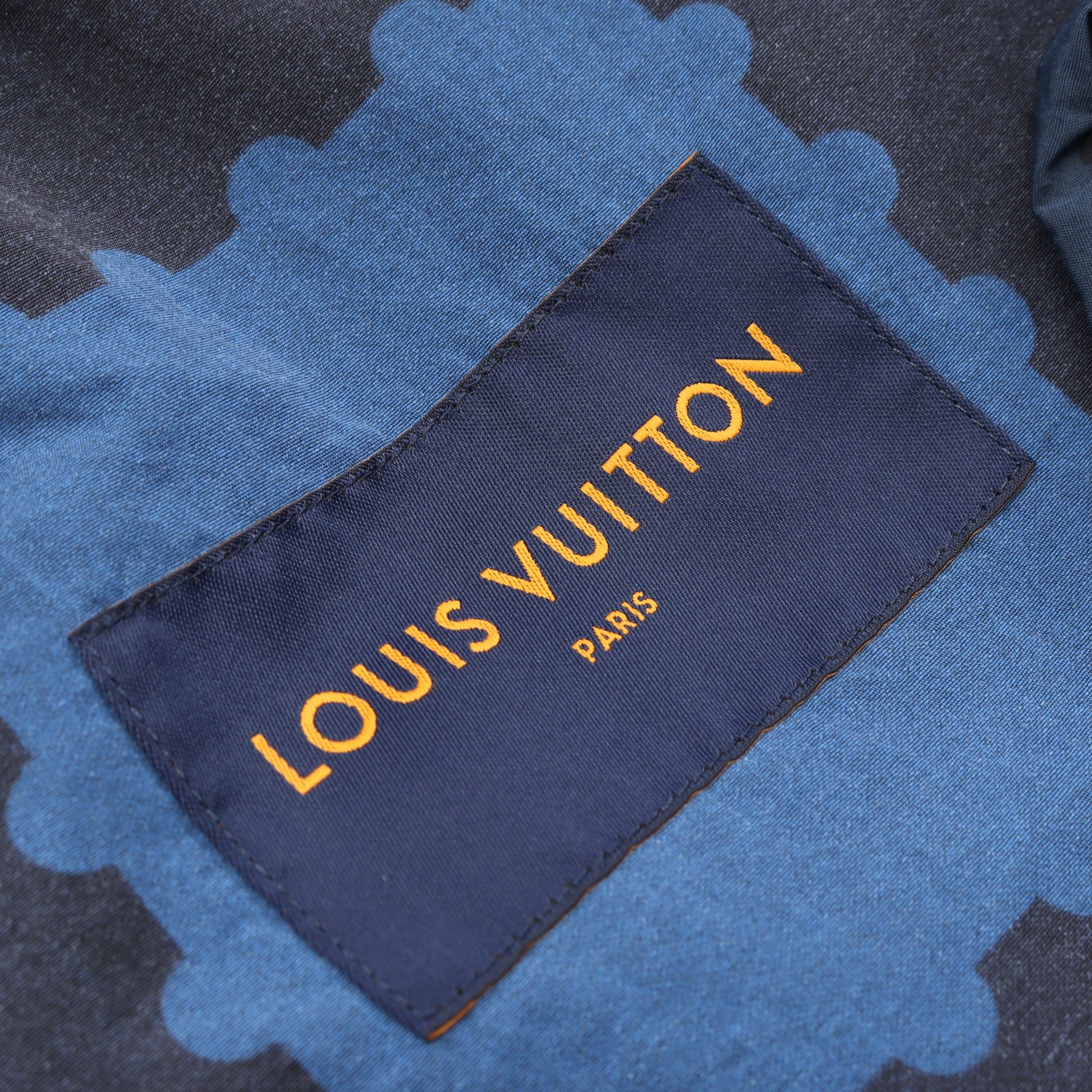 ジャイアントダミエレース ウインドブレーカー アノラックパーカー ブルゾン ナイロン ネイビー ブラック ルイヴィトン アウター LOUIS VUITTON