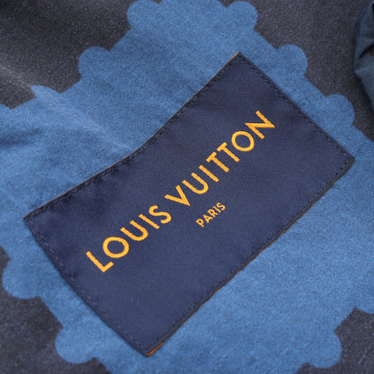 ジャイアントダミエレース ウインドブレーカー アノラックパーカー ブルゾン ナイロン ネイビー ブラック ルイヴィトン アウター LOUIS VUITTON