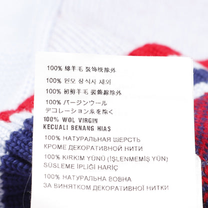 miu miu × Disney ニット ミッキーマウス ウール ライトブルー ネイビー レッド クロップド丈 ミュウミュウ トップス miu miu