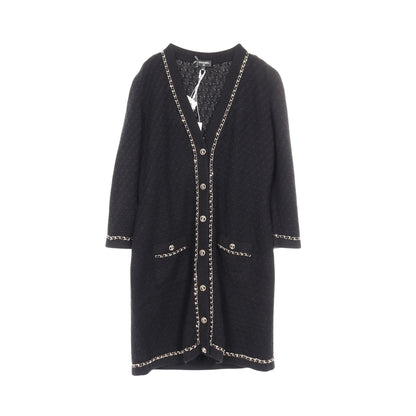 ココマークボタン カーディガン カシミヤ ブラック シャネル トップス CHANEL