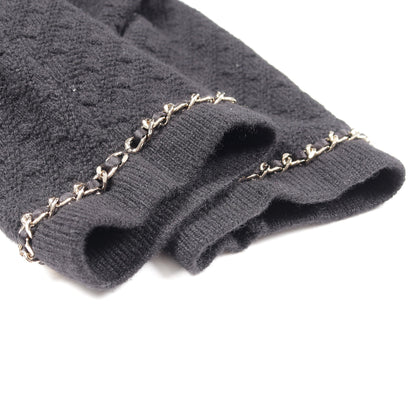 ココマークボタン カーディガン カシミヤ ブラック シャネル トップス CHANEL
