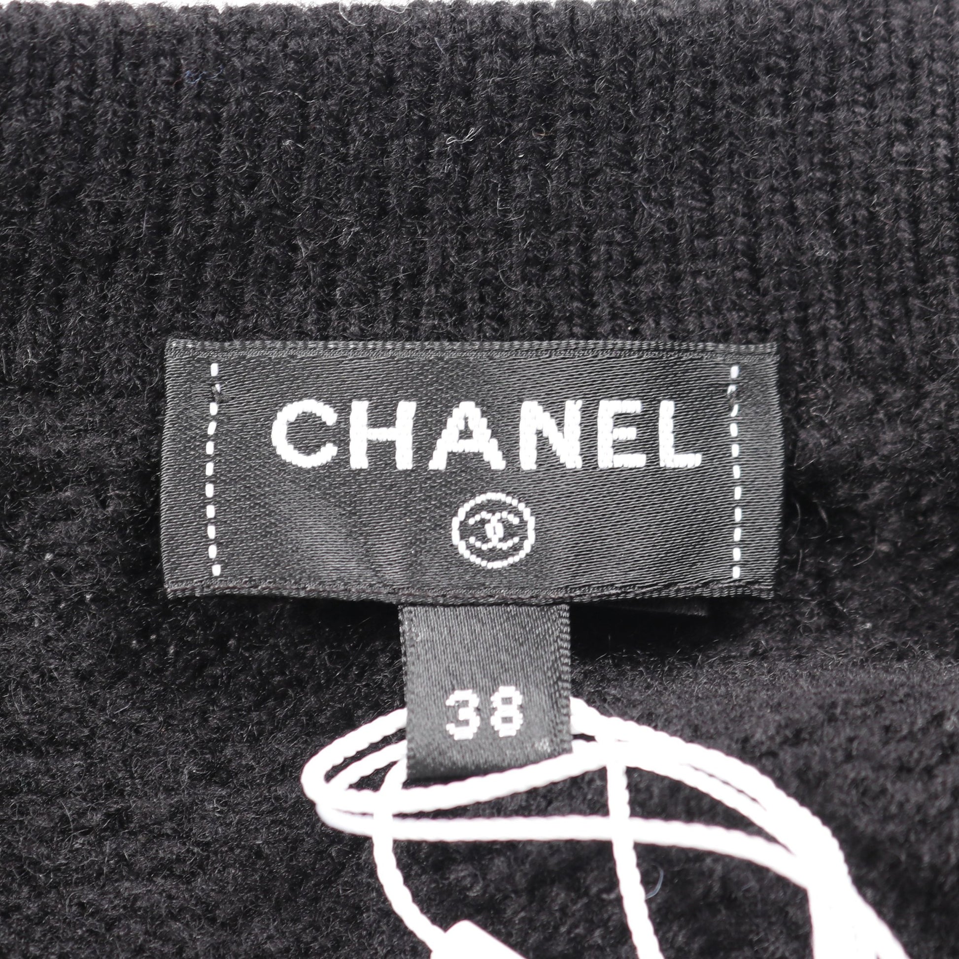 ココマークボタン カーディガン カシミヤ ブラック シャネル トップス CHANEL