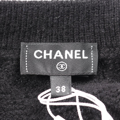 ココマークボタン カーディガン カシミヤ ブラック シャネル トップス CHANEL