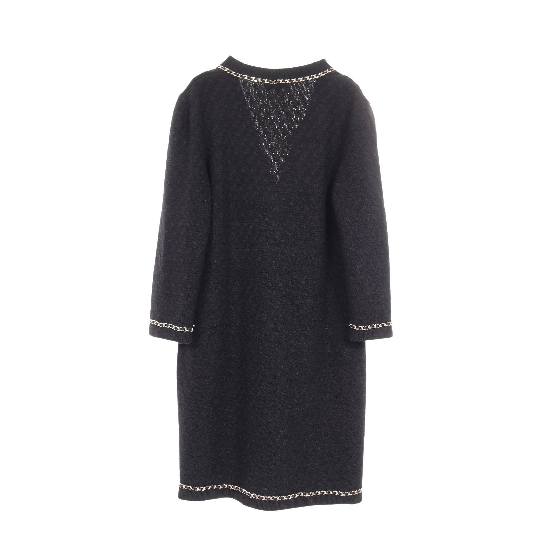 ココマークボタン カーディガン カシミヤ ブラック シャネル – RECLO