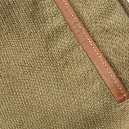 パンツ リネン カーキブラウン エルメス ボトムス HERMES