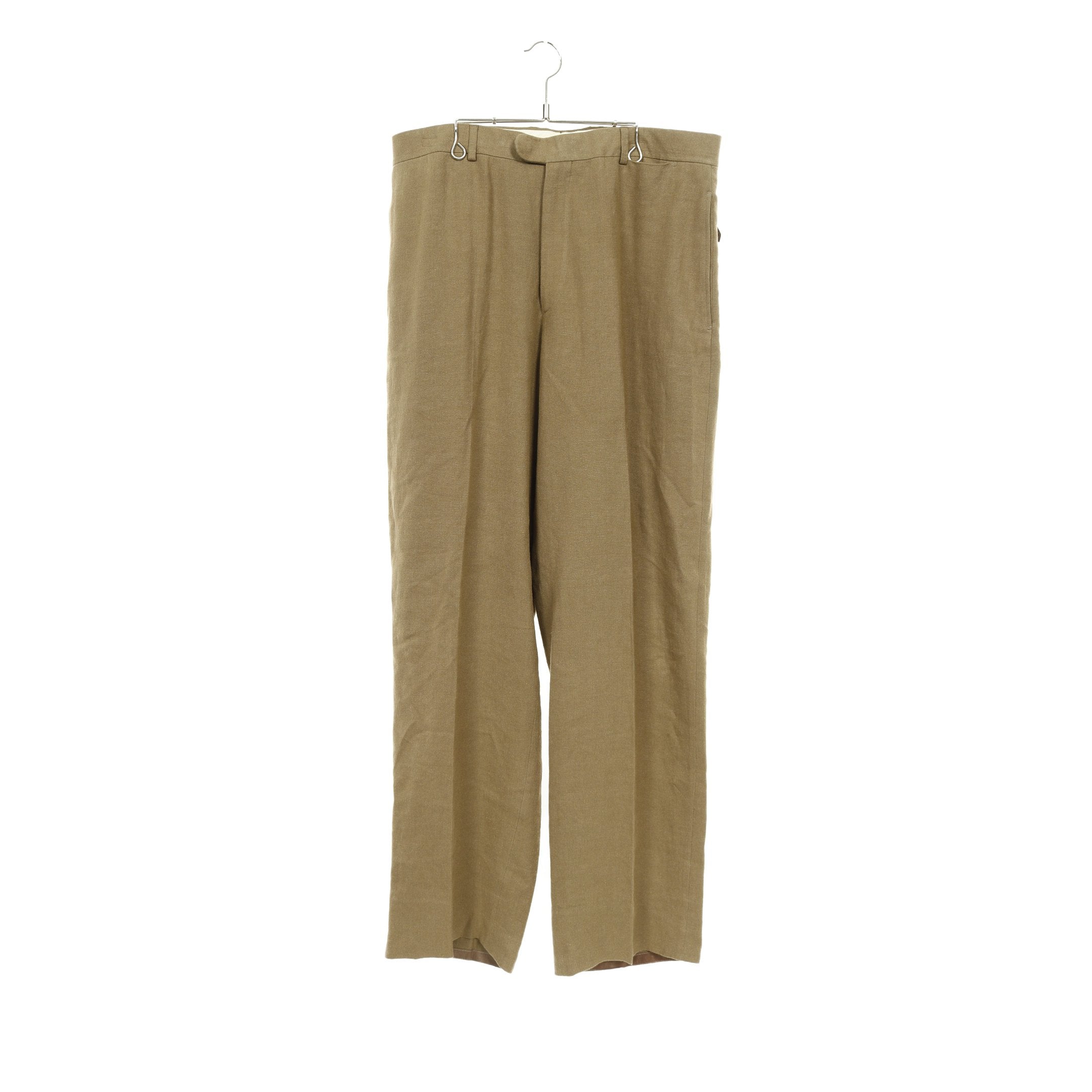 パンツ リネン カーキブラウン エルメス – RECLO