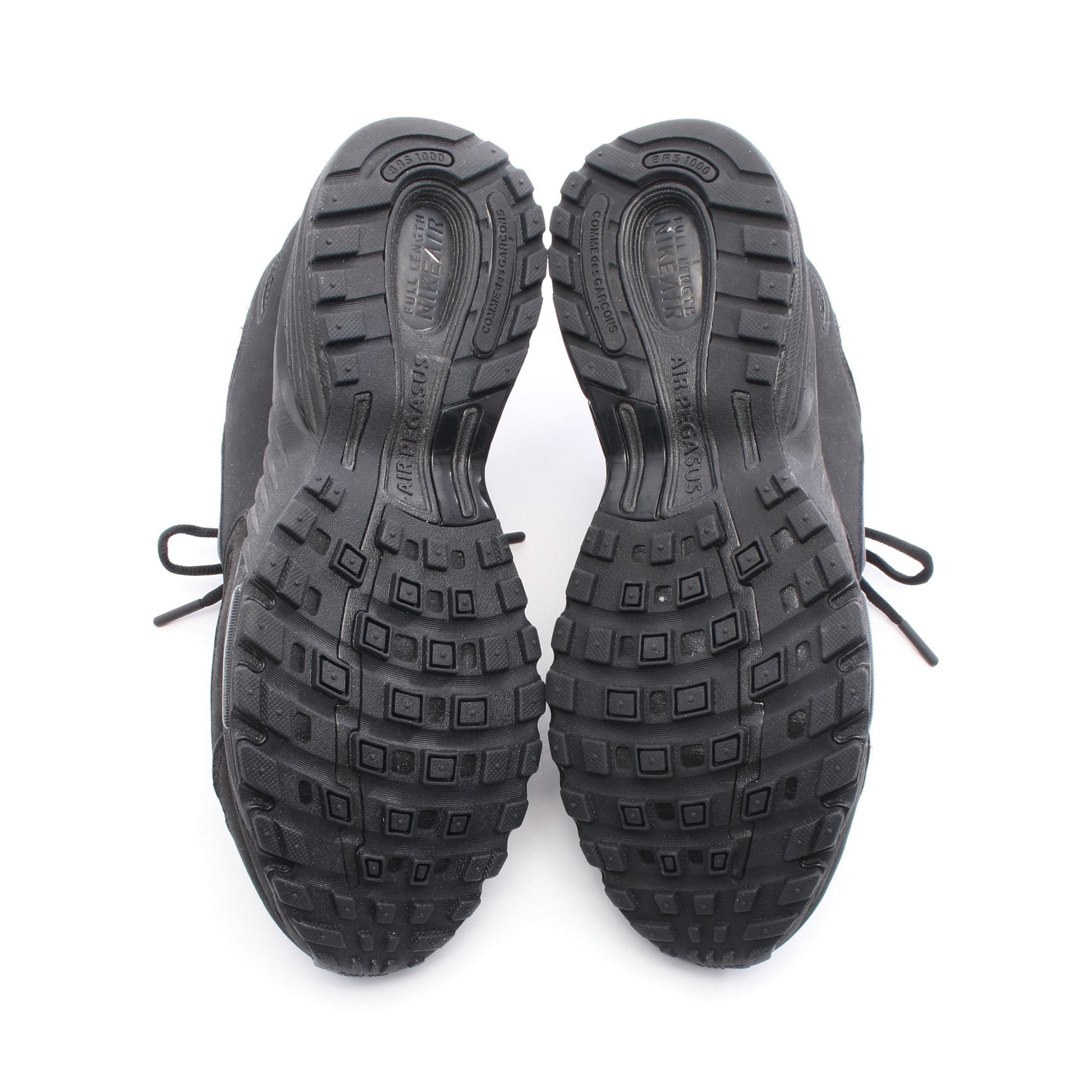 NIKE × COMME des GARCONS HOMME PLUS Air Pegasus 2005 スニーカー ヌバック ファブリック ブラック ナイキ シューズ NIKE