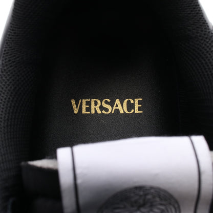メデューサ スニーカー レザー ブラック ヴェルサーチ シューズ Versace