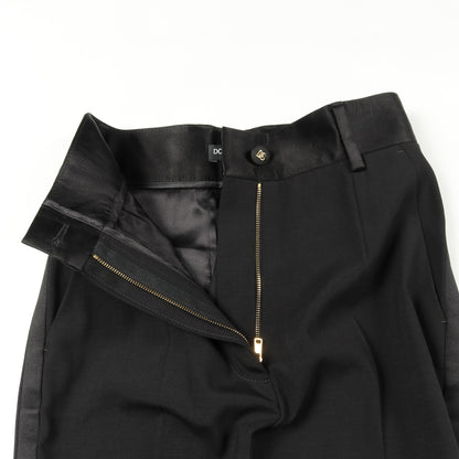 スーツ ウール シルク ブラック ドルチェアンドガッバーナ スーツ DOLCE&GABBANA