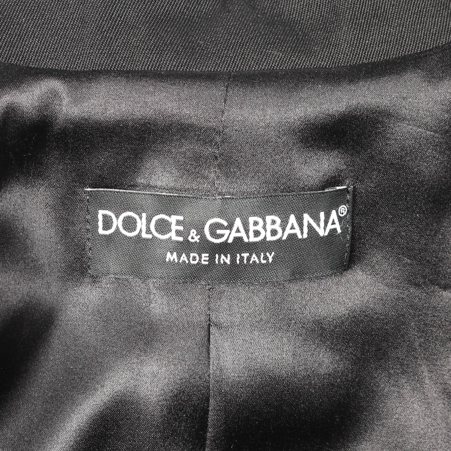 スーツ ウール シルク ブラック ドルチェアンドガッバーナ スーツ DOLCE&GABBANA