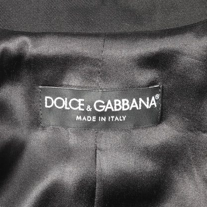 スーツ ウール シルク ブラック ドルチェアンドガッバーナ スーツ DOLCE&GABBANA