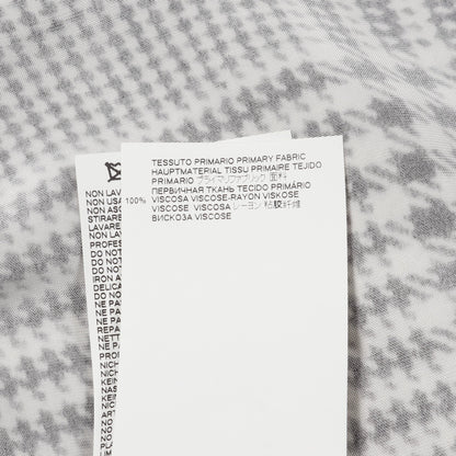 グレンチェック スカート レーヨン ブラック ライトグレー エムエムシックスメゾンマルジェラ ボトムス MM6 MAISON MARGIELA