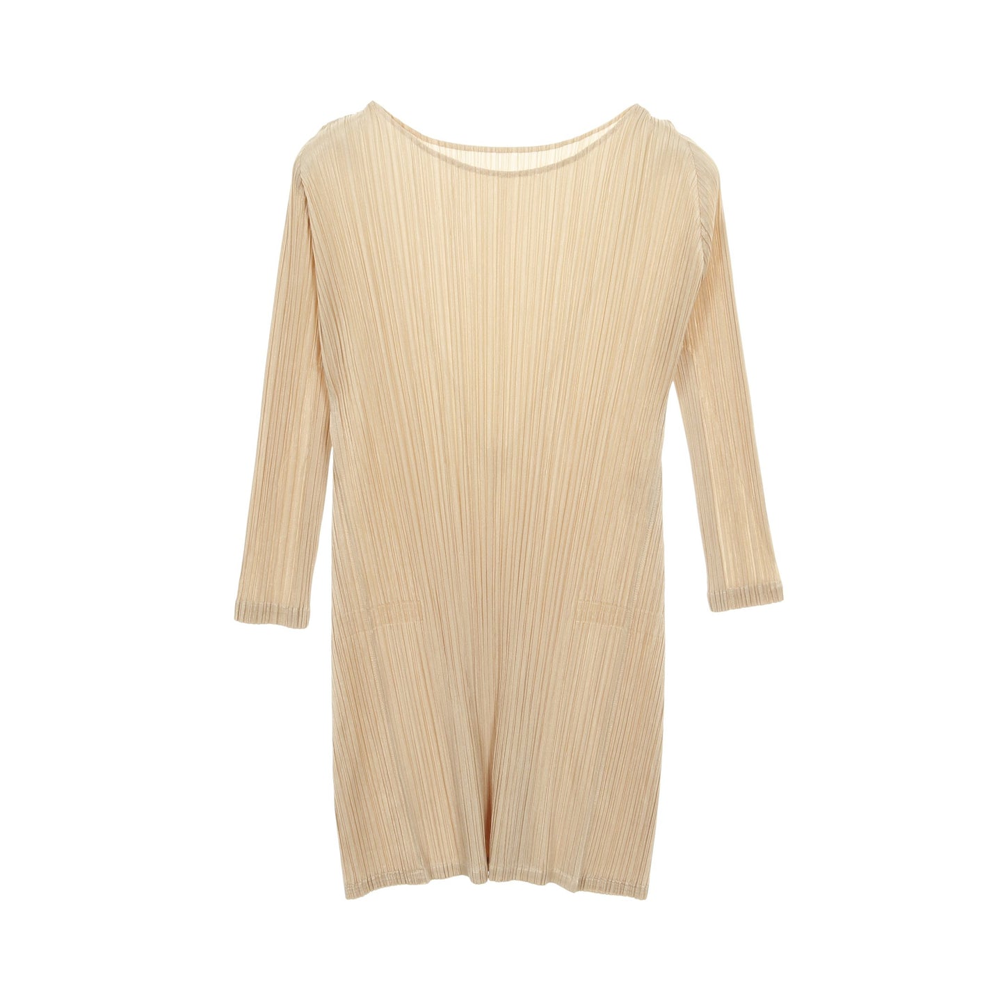 プリーツ ワンピース ベージュ プリーツプリーズ ワンピース PLEATS PLEASE