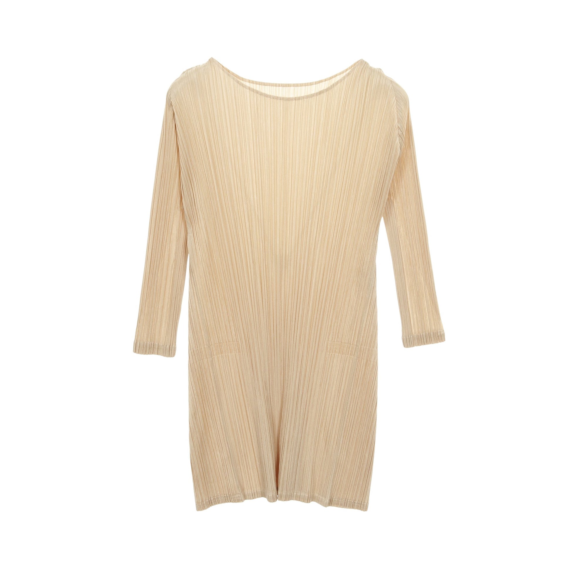プリーツ ワンピース ベージュ プリーツプリーズ ワンピース PLEATS PLEASE