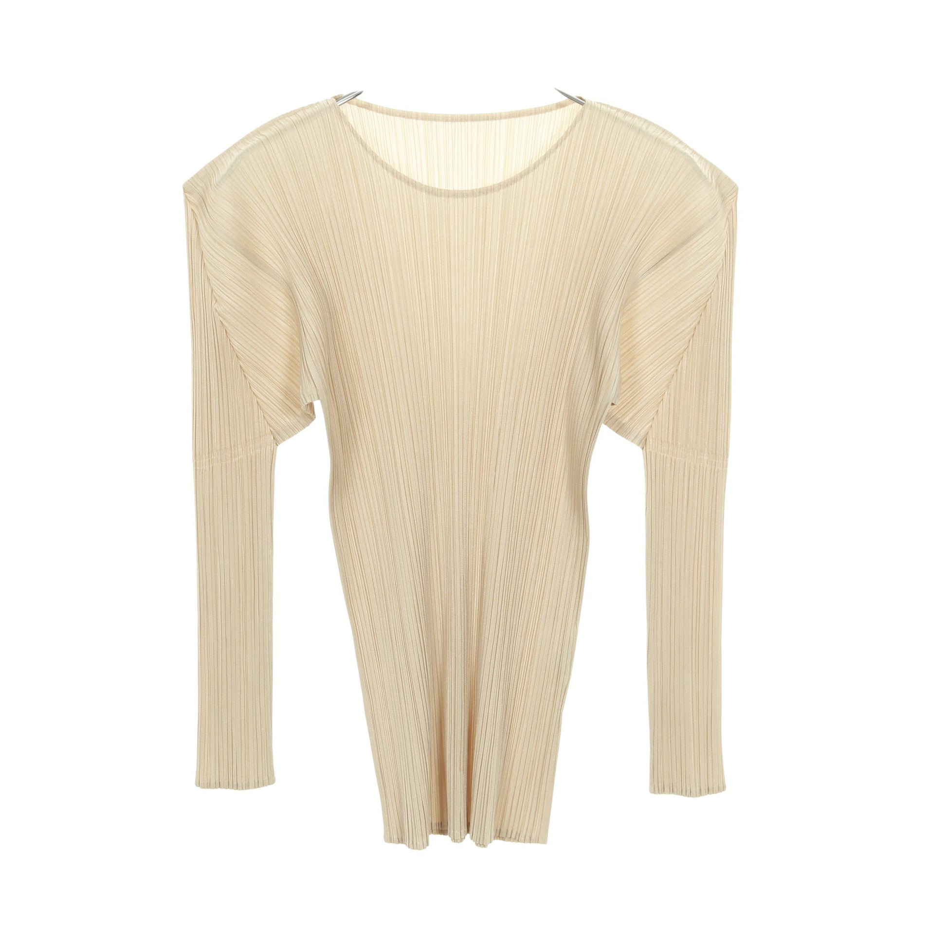 プリーツ カットソー ベージュ プリーツプリーズ トップス PLEATS PLEASE