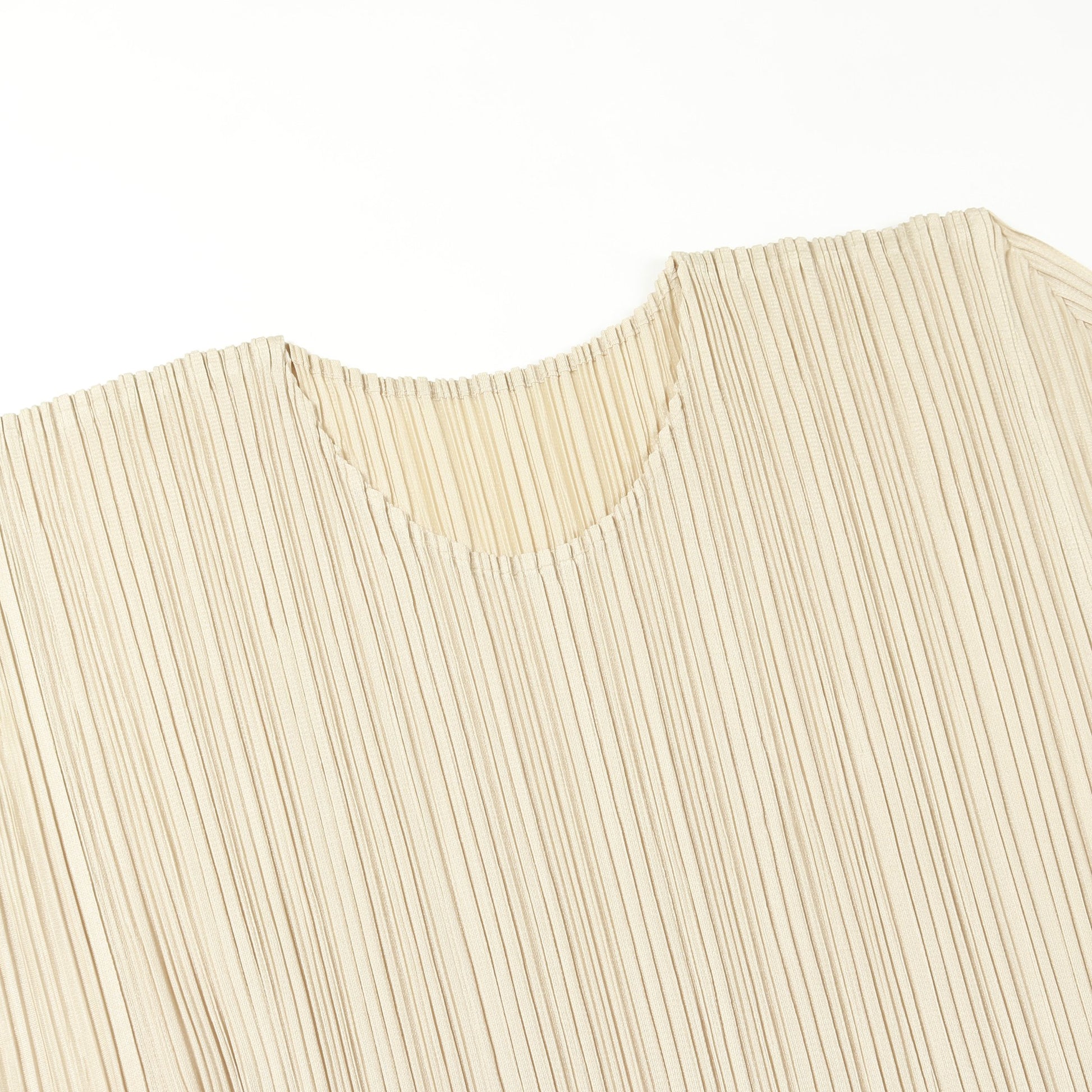 プリーツ カットソー ベージュ プリーツプリーズ トップス PLEATS PLEASE