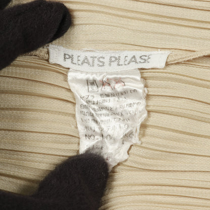 プリーツ カットソー ベージュ プリーツプリーズ トップス PLEATS PLEASE