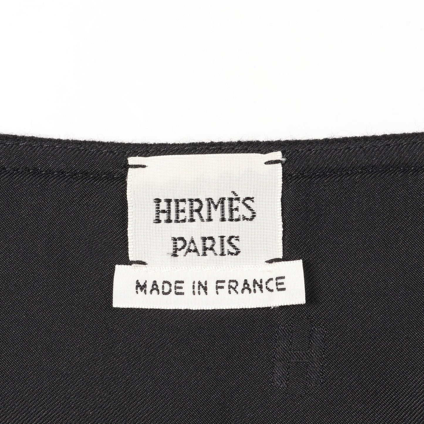 スカート ウール ブラック エルメス ボトムス HERMES
