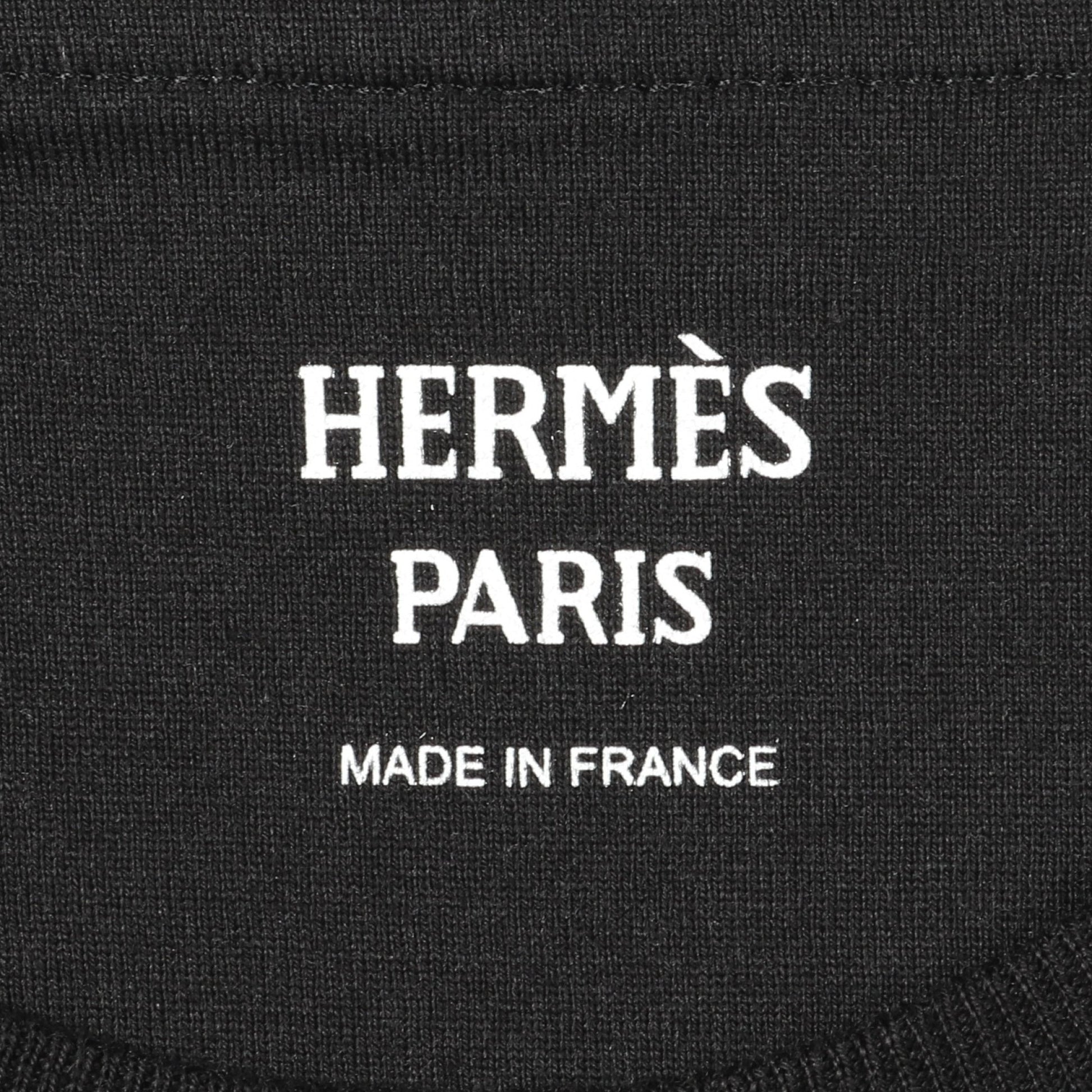 マイクロドレス Tシャツ ワンピース コットン ブラック エルメス ワンピース HERMES