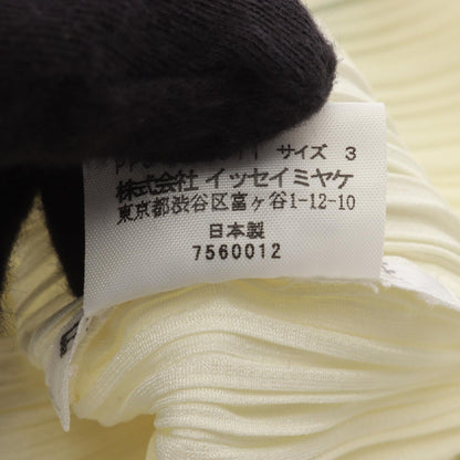 プリーツ カットソー てんとう虫 アイボリー マルチカラー プリーツプリーズ トップス PLEATS PLEASE