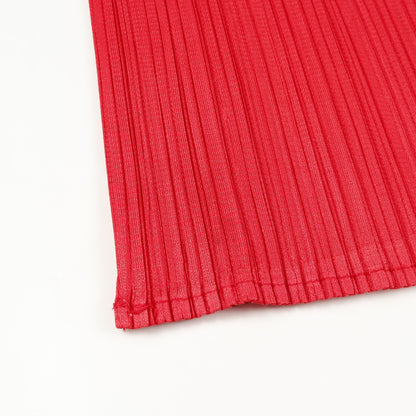 プリーツ イージーパンツ レッド プリーツプリーズ ボトムス PLEATS PLEASE