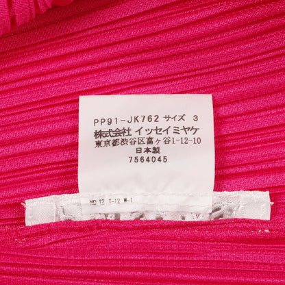 プリーツ カットソー 半袖 ピンク プリーツプリーズ トップス PLEATS PLEASE