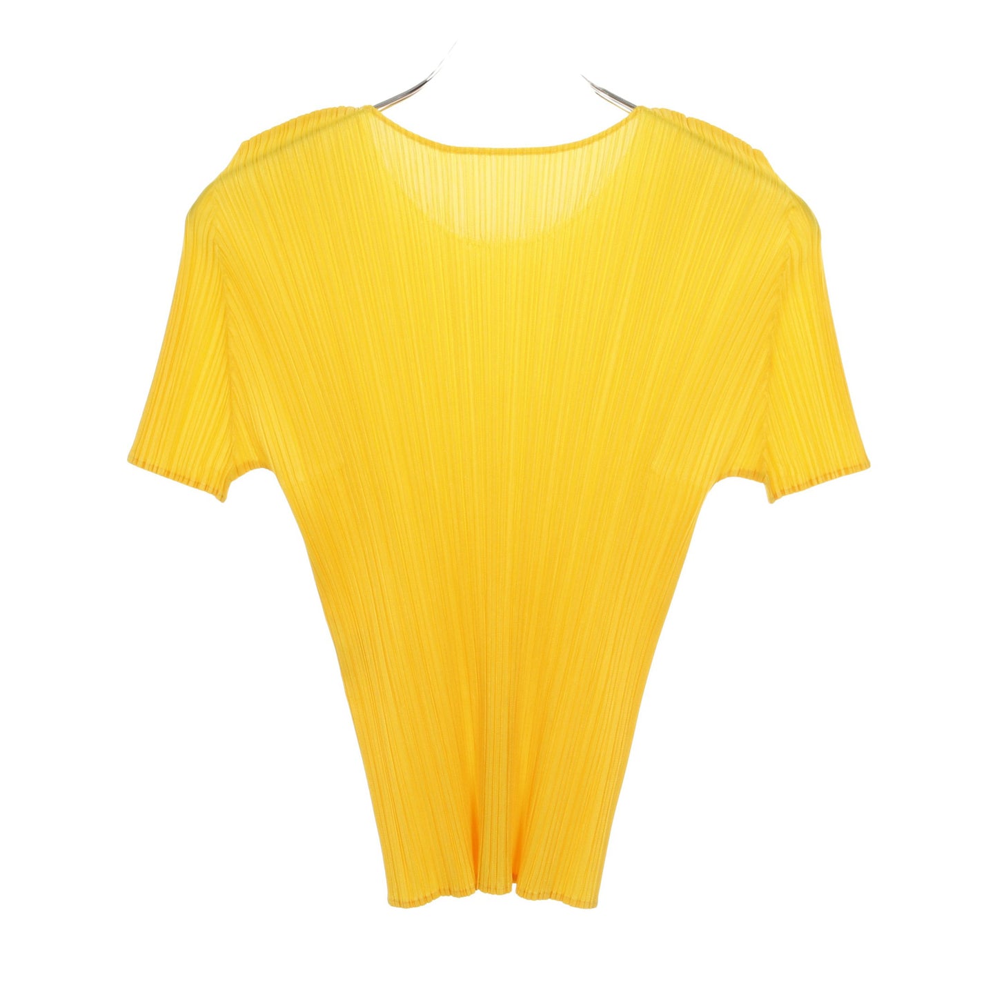 プリーツ カットソー 半袖 イエロー プリーツプリーズ トップス PLEATS PLEASE