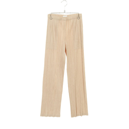 プリーツ イージーパンツ ベージュ プリーツプリーズ ボトムス PLEATS PLEASE