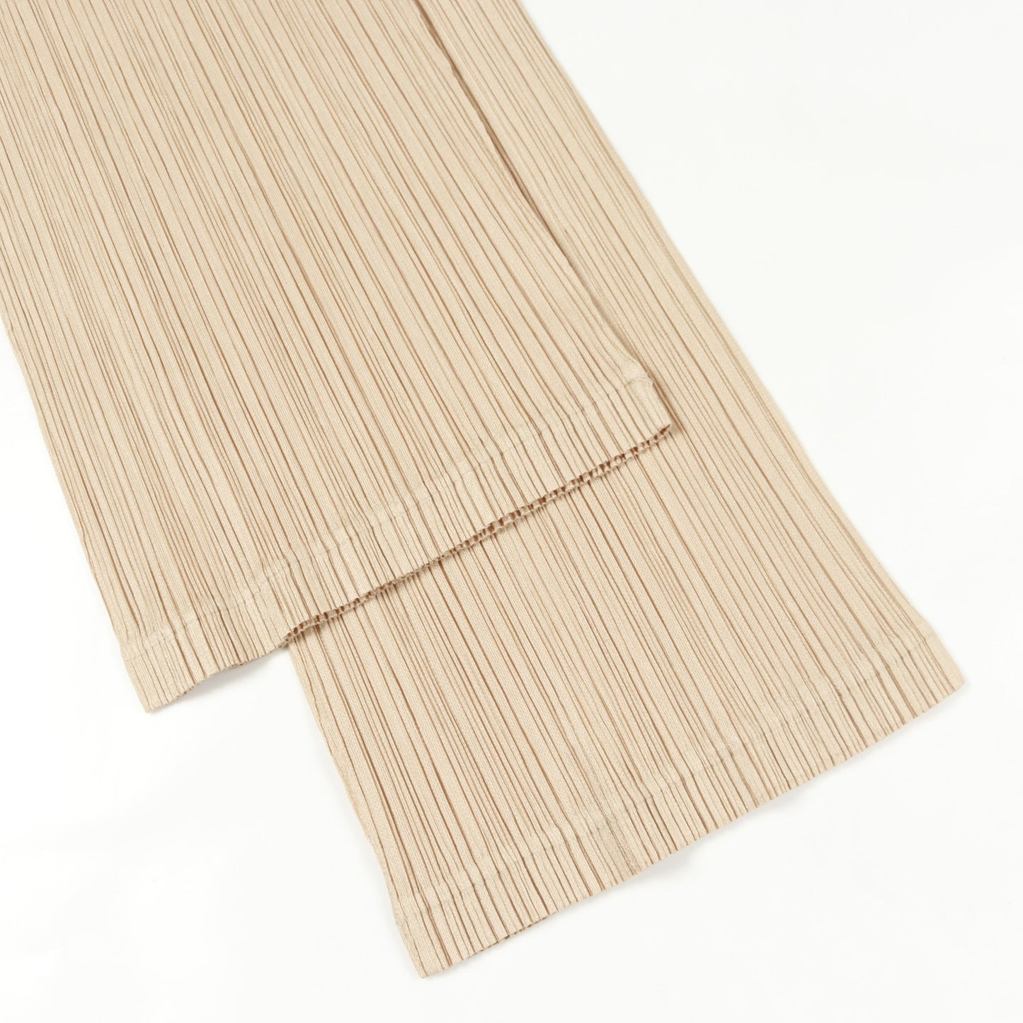 プリーツ イージーパンツ ベージュ プリーツプリーズ ボトムス PLEATS PLEASE