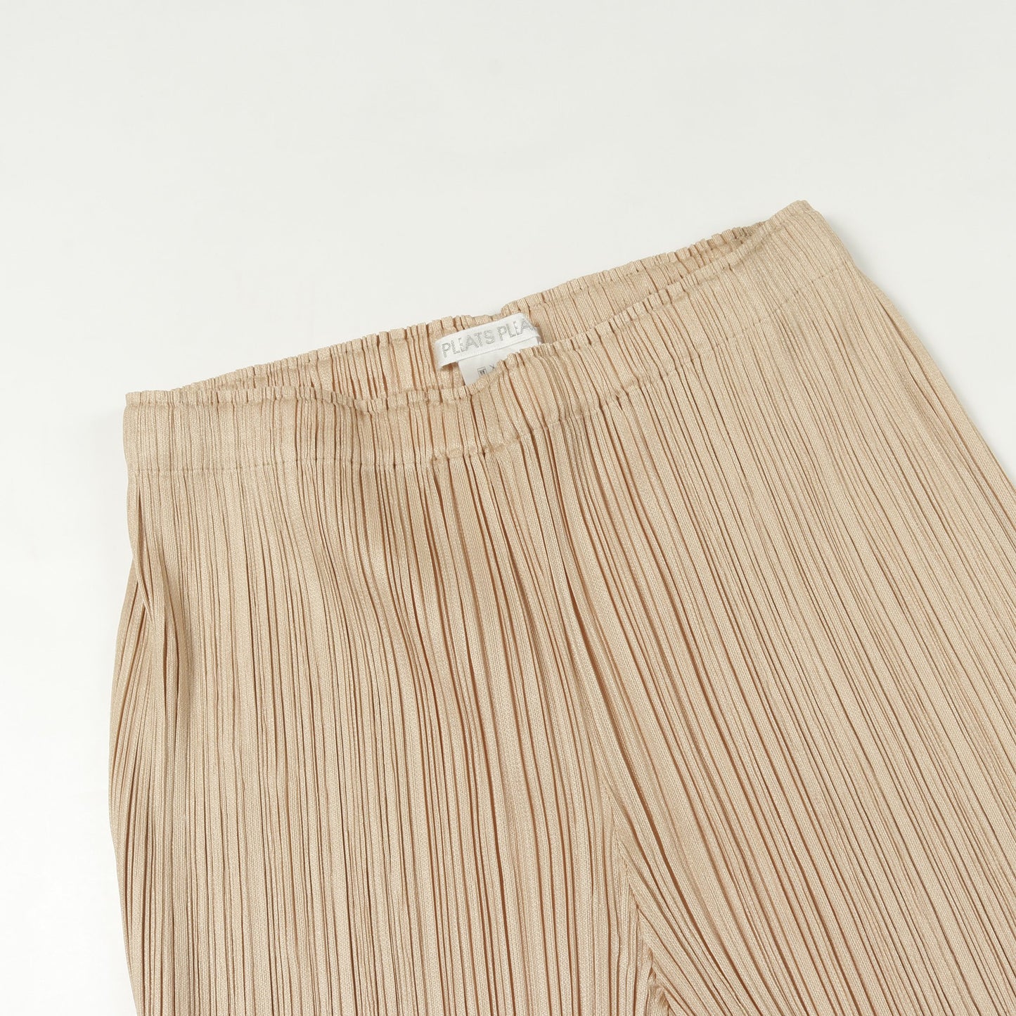 プリーツ イージーパンツ ベージュ プリーツプリーズ ボトムス PLEATS PLEASE