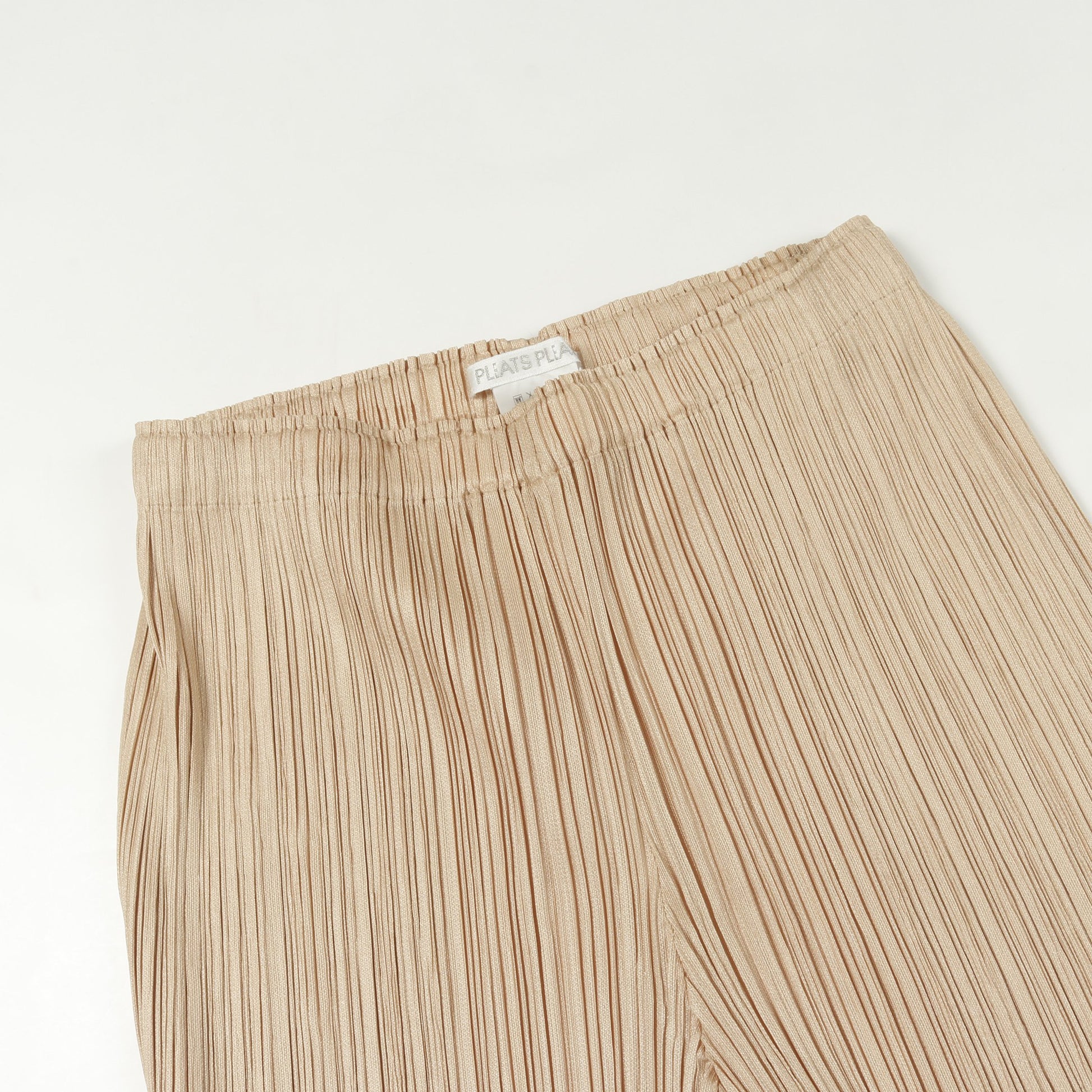 プリーツ イージーパンツ ベージュ プリーツプリーズ ボトムス PLEATS PLEASE